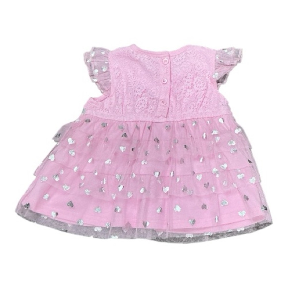 DDG Darlings - NWT - Pink Heart Lace Dress for Kids - Picture 3 of 3